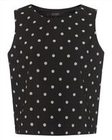 Thumbnail for your product : Jaeger Wool Spot Print Tank Top