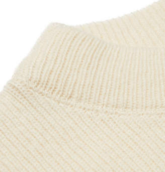 Camoshita Ribbed Wool-Blend Sweater