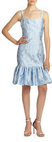 Thumbnail for your product : Paisley Jacquard Flounce-Hem Dress