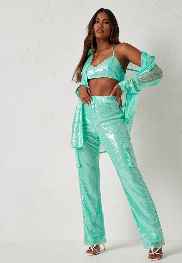 missguided sequin pants