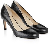 Thumbnail for your product : Hobbs London Sophia Croc Embossed Leather Court Pumps