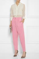 Thumbnail for your product : Vionnet Wool and angora-blend felt tapered pants