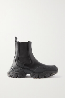 MONCLER GENIUS + 6 Moncler 1017 Alyx 9sm Ary Rubber-trimmed Leather Chelsea Boots