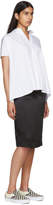 Thumbnail for your product : 6397 Black Silk Side Slit Skirt