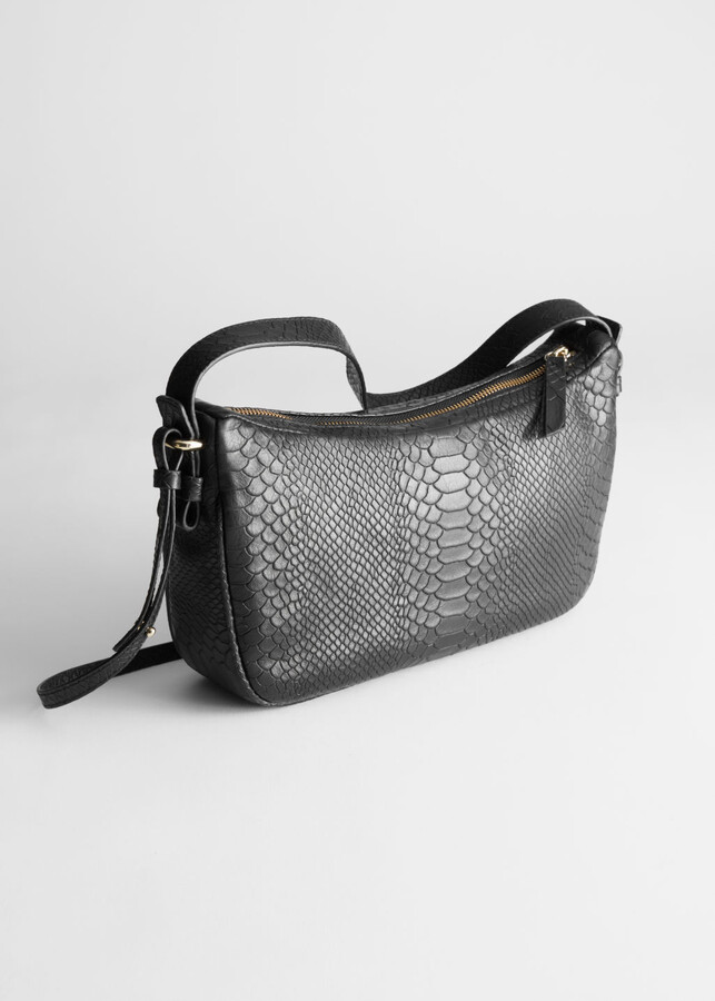 And other stories Snake Embossed Leather Bag ShopStyle