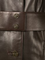 Thumbnail for your product : Chanel Pre Owned 2004 Belted Leather Coat