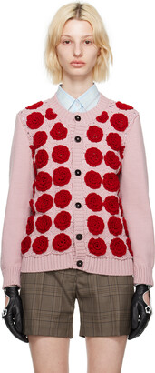 Ernest W. Baker Pink Rose Cardigan - ShopStyle