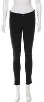 Thumbnail for your product : Rag & Bone Leather-Paneled Skinny Jeans