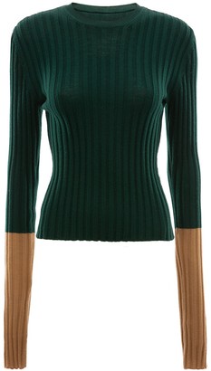 J.W.Anderson Two-Tone Ribbed Jumper