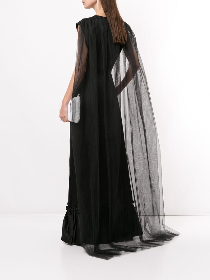 long sheer cape