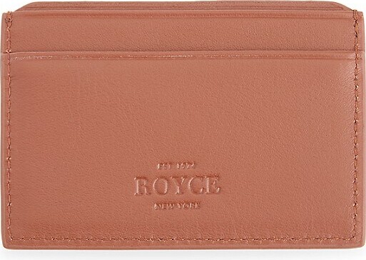Royce Leather RFID Blocking Passport & Currency Wallet