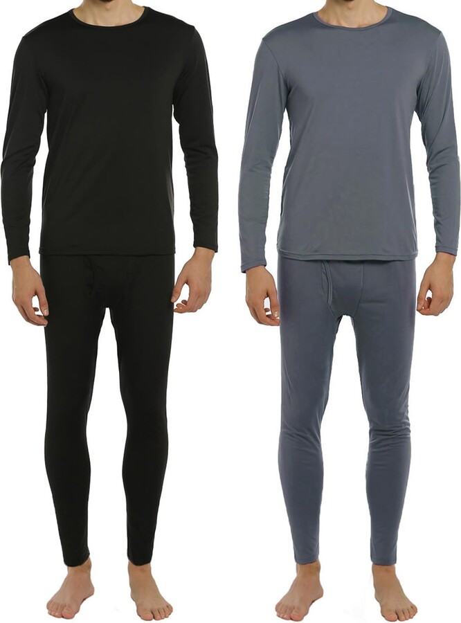 ViCherub Men's Thermal Underwear Set Fleece Lined Long Johns