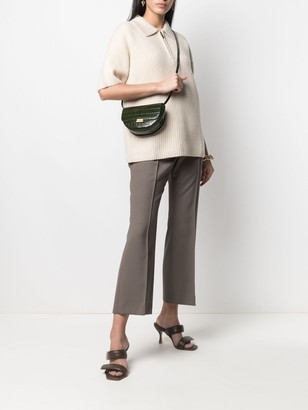 Wandler Anna crocodile-effect belt bag