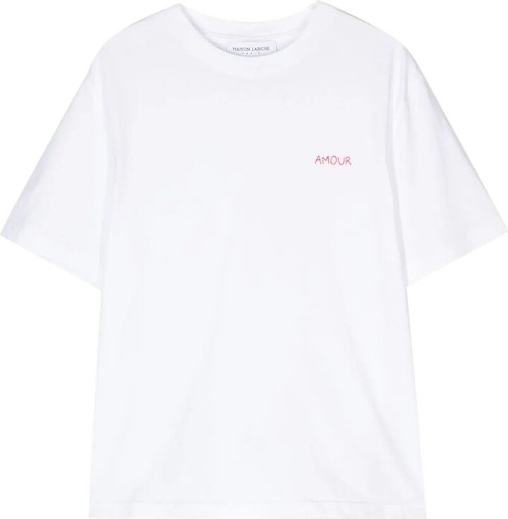 Maison Labiche Amour Embroidered T-Shirt