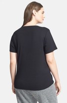 Thumbnail for your product : Sejour Short Sleeve V-Neck Tee (Plus Size)