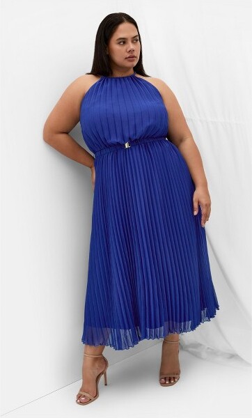 City Chic CITYCHIC|Women'sPlusSizeRubyMidiDress-lapis-20W