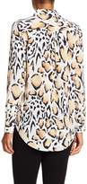Thumbnail for your product : Equipment Essential Animal Print Silk Blouse