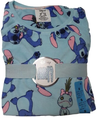 Licensed Primark Disney Lilo & Stitch Pyjama Set Women's Blue Top & Bottom  Pant Warm Soft Comfy PJ (Medium) - ShopStyle