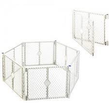North States Classic Superyard Baby/Pet Gate & Portable Play Yard - 8 Panel by