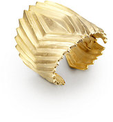 Thumbnail for your product : Kenneth Jay Lane Ribbed Ribbon Cuff Bracelet
