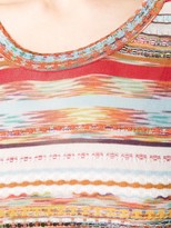 Thumbnail for your product : Missoni striped crochet-knit T-shirt