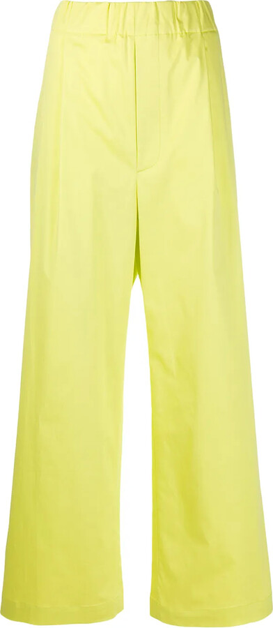 Jejia Elasticated Wide-Leg Trousers