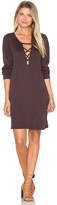 Thumbnail for your product : Lanston Lace Up Sweatshirt Dress