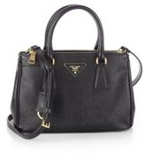 Thumbnail for your product : Prada Saffiano Lux Small Double Zip Tote Bag