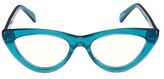 Thumbnail for your product : Colors In Optics Ronnie 52MM Cat Eye Blue Light Eyeglasses