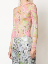 Thumbnail for your product : MAISIE WILEN Body Shop marble print top