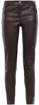 Thumbnail for your product : Brunello Cucinelli Stretch-leather Skinny Pants