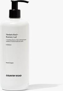 Country Road Mandarin Rind + Rosemary Leaf Hand Cream 500mL