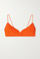 Thumbnail for your product : Leslie Amon Caro Bikini Top - Orange
