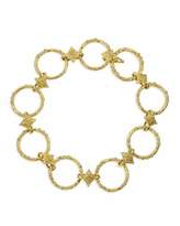 Thumbnail for your product : Armenta 18k Yellow Gold Circle Link & Diamond Bracelet