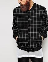 Thumbnail for your product : American Apparel Check Sweat Bomber