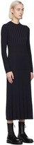 Thumbnail for your product : Max Mara Navy Nausica Mid-Length Dress
