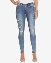 Thumbnail for your product : Jessica Simpson Kiss Me Patched Skinny Jeans