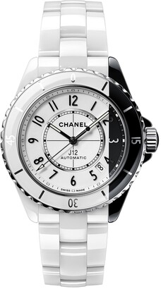 white chanel watch j12