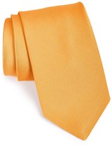 Thumbnail for your product : David Donahue Solid Silk Tie