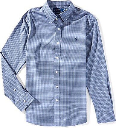 Polo Ralph Lauren Slim Fit Stretch Poplin Long Sleeve Woven Shirt