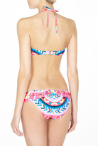 Thumbnail for your product : Mara Hoffman Jungle Trip Red V-wire Bandeau Bikini Top