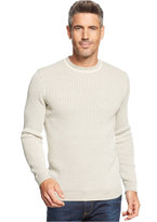Thumbnail for your product : Tasso Elba Big and Tall Crew Neck Chunky Plaited Sweater