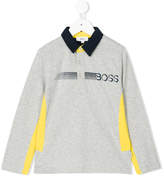 Thumbnail for your product : Boss Kids logo printed polo shirt