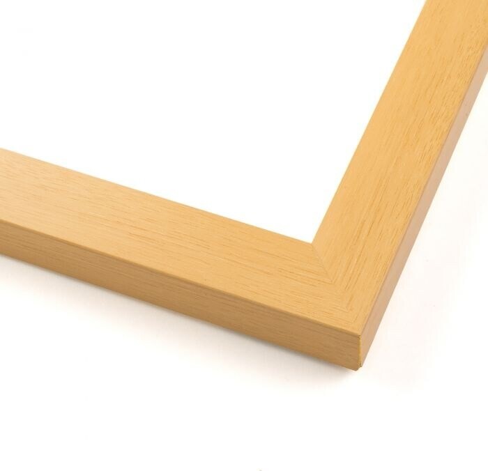 The Frame Shack 8x24 - 8 x 24 Natural Oak Flat Solid Wood Frame with UV ...