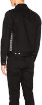 Thumbnail for your product : Givenchy Taping Denim Jacket in Black | FWRD