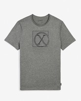 Thumbnail for your product : Express Gray Logo Sketch Graphic T-Shirt