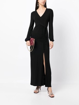 Diane von Furstenberg Axil long-sleeved wrap dress