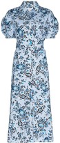 Thumbnail for your product : Erdem Frederick floral-print cotton midi dress