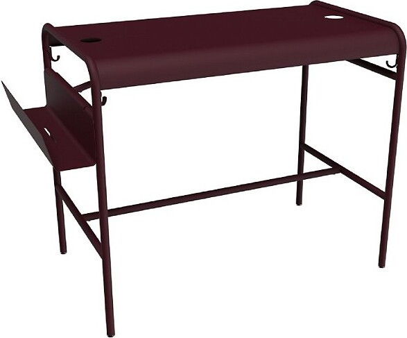 Fermob Luxembourg 50-In x 29-In Work High Table in Blue