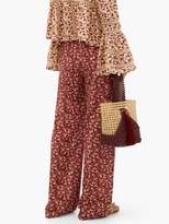Thumbnail for your product : Dodo Bar Or Hattie Floral-print Wide-leg Trousers - Womens - Red Multi